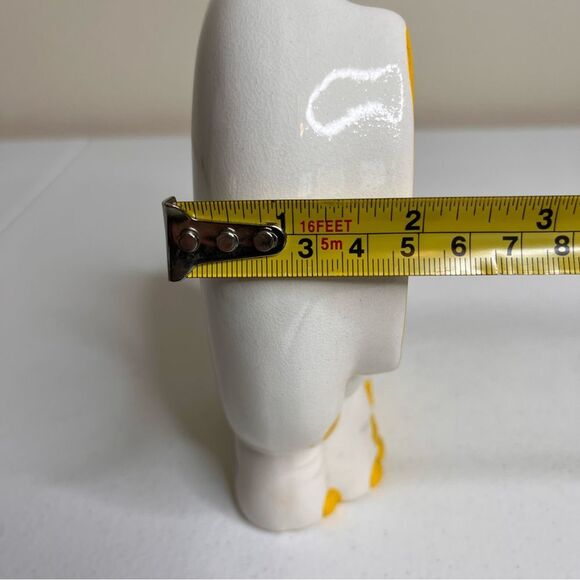 Vintage Hayes Specialties Elephant Bank Stopper Yellow Polka Dots Made In Japan - Picture 16 of 16